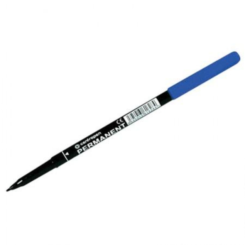 Маркер Centropen 2536 перманентный синий 1мм светостойкий