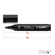 Перманентный маркер ЗУБР МП-300, 3 мм, черный