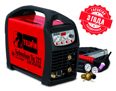Сварочный аппарат Technology Tig 222 AC/DC-HF/LIFT 230V+ACC Сварочный аппарат Technology Tig 222 AC/DC-HF/LIFT 230V+ACC