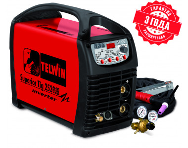 Сварочный аппарат SUPERIOR TIG 252 AC/DC HF/LIFT VRD 400V+ACC Сварочный аппарат SUPERIOR TIG 252 AC/DC HF/LIFT VRD 400V+ACC