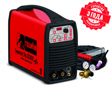 Сварочный аппарат SUPERIOR TIG 322 AC/DC HF/LIFT 400V+ACC Сварочный аппарат SUPERIOR TIG 322 AC/DC HF/LIFT 400V+ACC