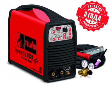 Сварочный аппарат SUPERIOR TIG 422 AC/DC-HF/LIFT 400V+ACC Сварочный аппарат SUPERIOR TIG 422 AC/DC-HF/LIFT 400V+ACC