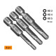 Набор бит COREBIT NOX SET3 E6,3 Hex3,4,5-50, 3 шт., карта Набор бит COREBIT NOX SET3 E6,3 Hex3,4,5-50, 3 шт., карта