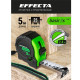 Рулетка с магнитом EFFECTA Basic 3S 5м / 25 мм, 3 стопа Рулетка с магнитом EFFECTA Basic 3S 5м / 25 мм, 3 стопа