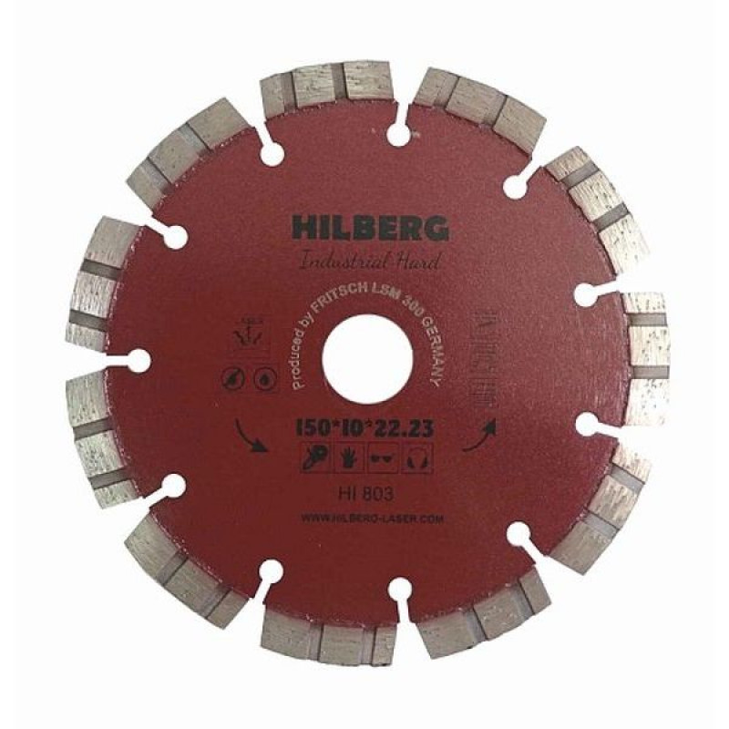 Диск алмазный Hilberg Industrial Hard HI803, 150 мм