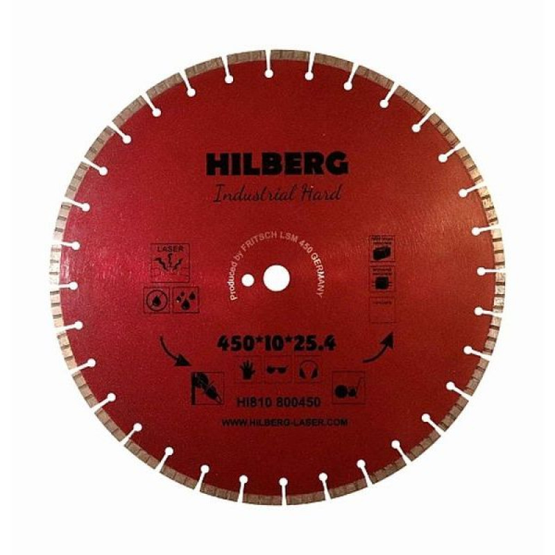 Диск алмазный Hilberg Industrial Hard HI810, 450 мм