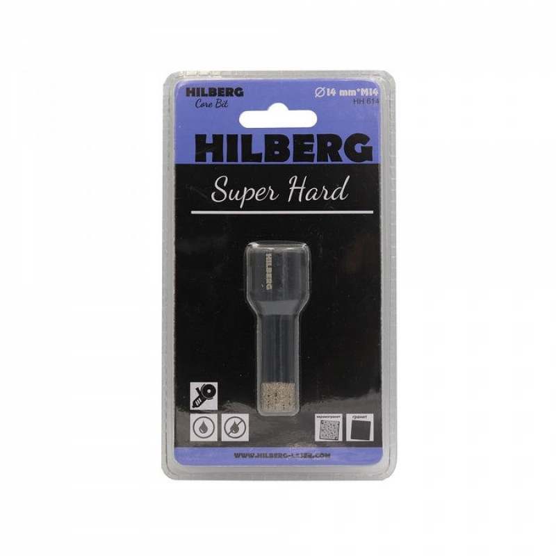 Коронка алмазная Hilberg Super Hard HH614, 14 мм