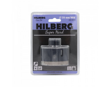 Коронка алмазная Hilberg Super Hard HH670, 70 мм Коронка алмазная Hilberg Super Hard HH670, 70 мм