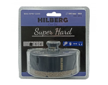 Коронка алмазная Hilberg Super Hard HH691, 100 мм Коронка алмазная Hilberg Super Hard HH691, 100 мм