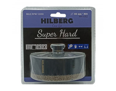 Коронка алмазная Hilberg Super Hard HH692, 110 мм Коронка алмазная Hilberg Super Hard HH692, 110 мм