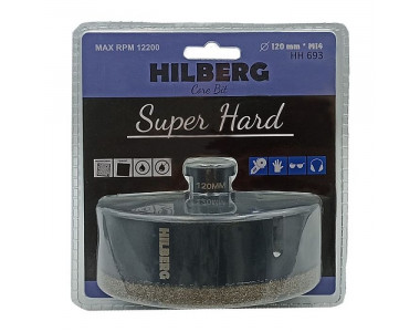 Коронка алмазная Hilberg Super Hard HH693, 120 мм Коронка алмазная Hilberg Super Hard HH693, 120 мм