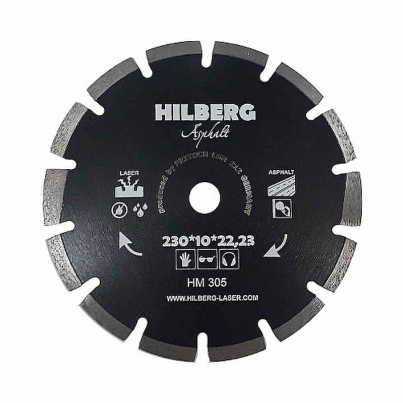 Диск алмазный Hilberg Laser Asphalt HM305, 230 мм