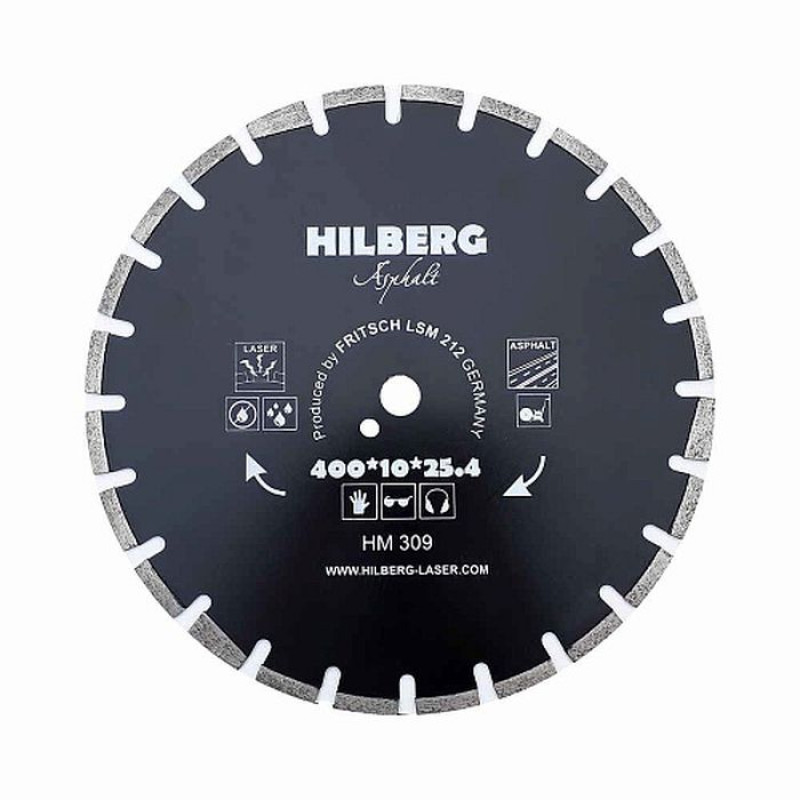 Диск алмазный Hilberg Laser Asphalt HM309, 400 мм
