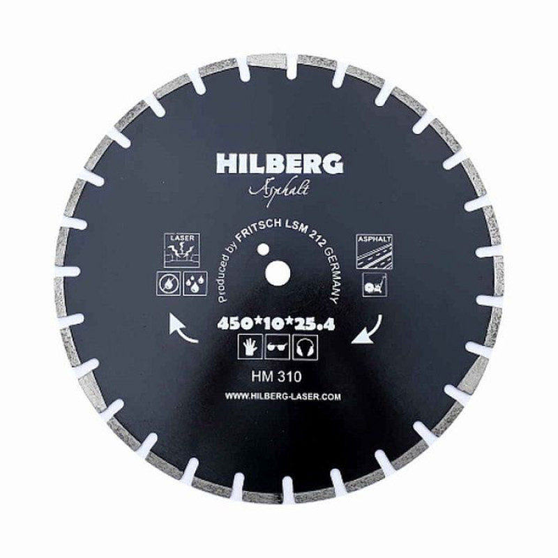 Диск алмазный Hilberg Laser Asphalt HM310, 450 мм