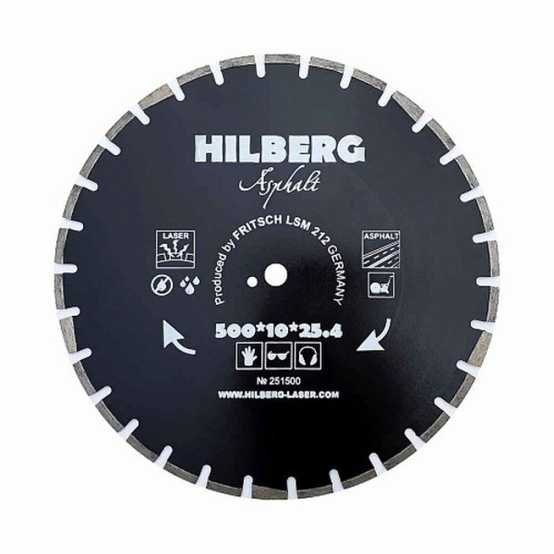 Диск алмазный Hilberg Laser Asphalt HM311, 500 мм
