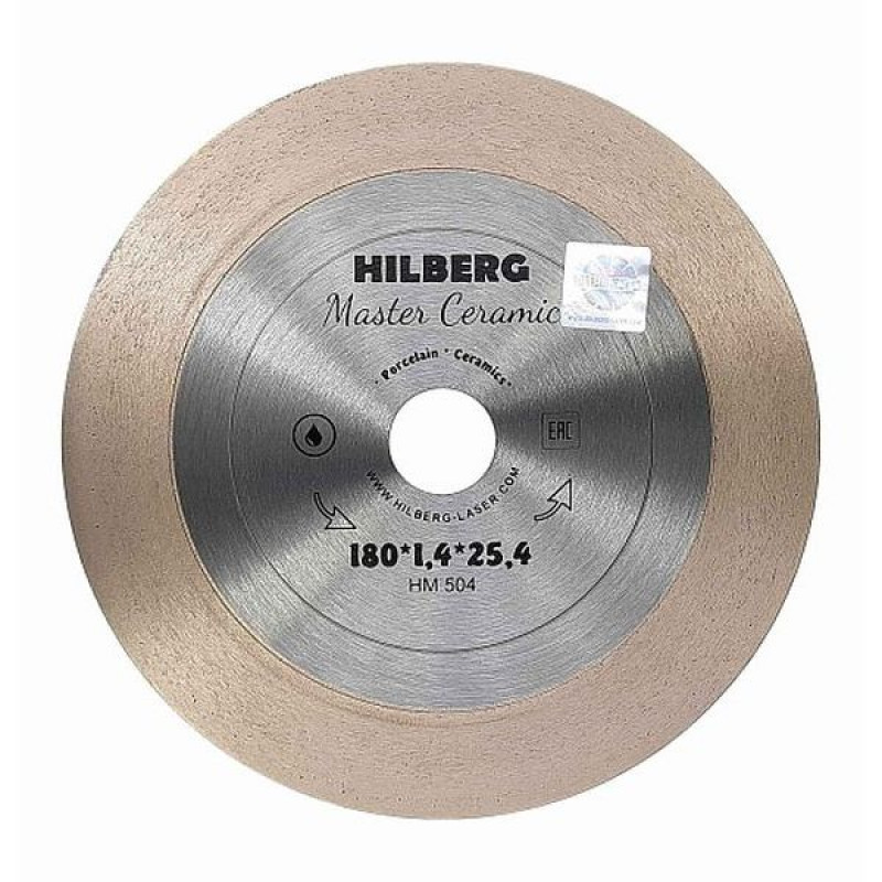 Диск алмазный Hilberg  Master Сeramic HM504, 180 мм