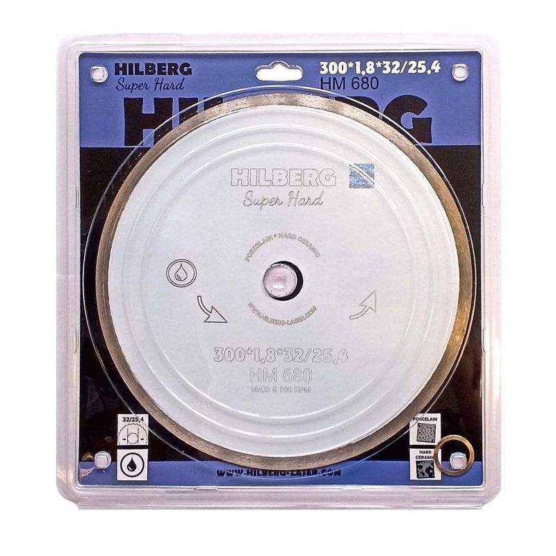 Диск алмазный Hilberg Super Hard HM680, 300 мм