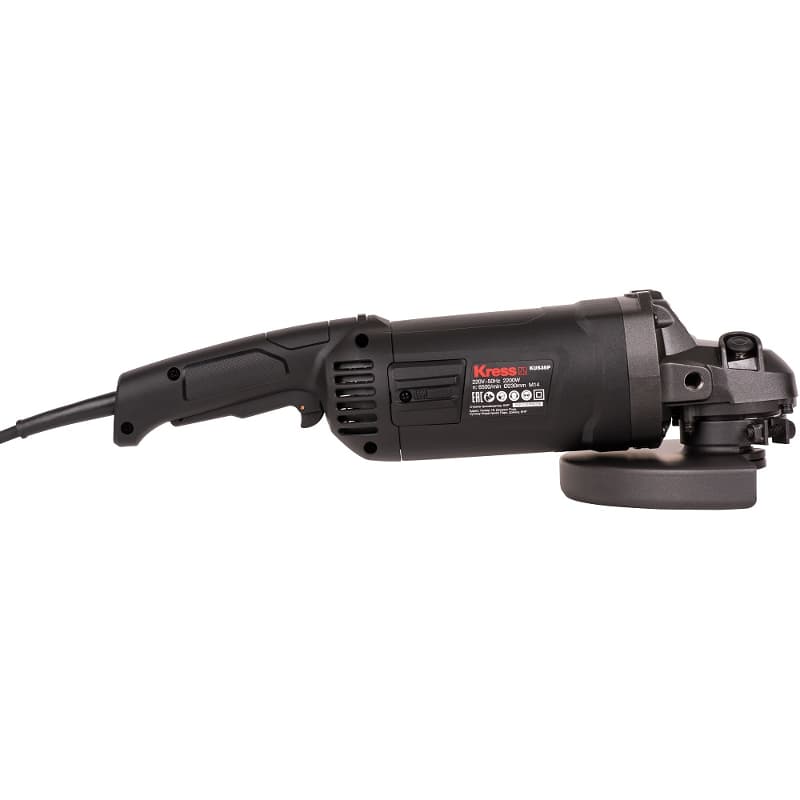 Электрическая угловая шлифмашина KRESS KUS35P, 2200Вт, 230мм, коробка