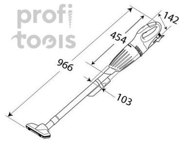 Пылесос аккумуляторный Makita CL070DS