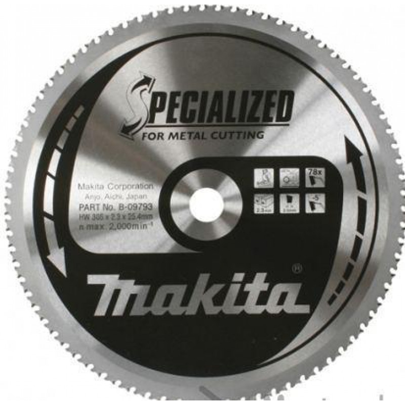 Пильный диск Makita для металла 305х25.4х2.0х78T
