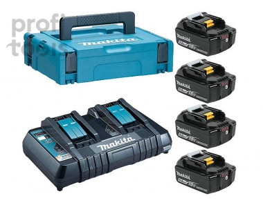 Набор PSK Makita 198312-4 аккумулятор BL1850B 4шт. + зарядное устройство DC18RD