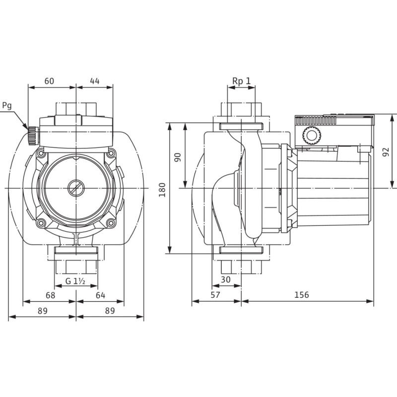 Насос циркуляционный WILO TOP-S 25/13 PN10