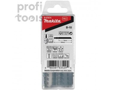 Лобзиковые пилки для дерева Makita B-10 Basic 76 мм, 100 шт [B-07674]