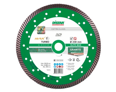 Круг алмазный DISTAR 1A1R Turbo 232*2.5*12*22.23 Gabbro Max