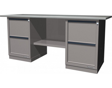 Верстак металлический Ferrum CLASSIC 01.222G двухтумбовый