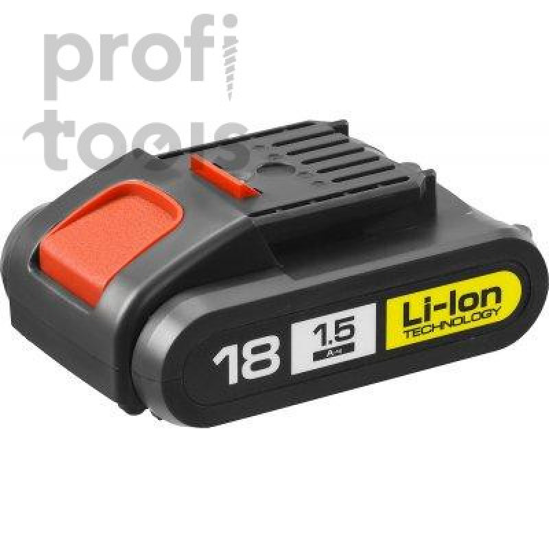 Аккумулятор ЗУБР Li-Ion, 18 В, 1.5 Ач для шуруповерта ДА-18-2-Ли К(Н)М1