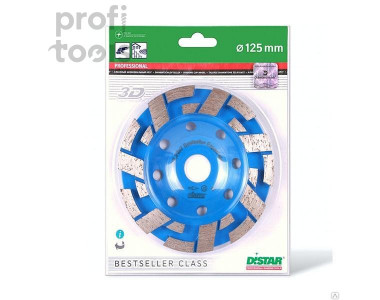 Чашка алмазная фреза DISTAR BESTSELLER EXPERT ФАТС-H 125/22,23-7