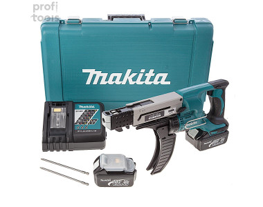 Шуруповерт магазинный аккумуляторный Makita DFR550RFE
