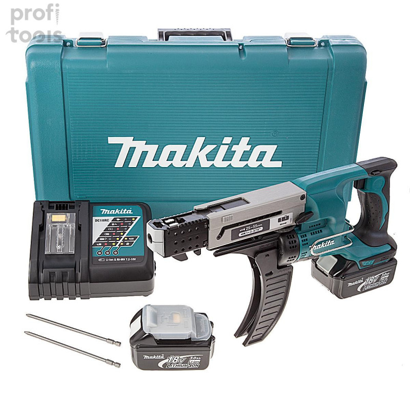 Шуруповерт магазинный аккумуляторный Makita DFR550RFE