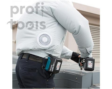 Куртка с охлаждением и капюшоном Makita DFJ207ZL
