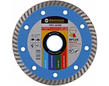 Круг алмазный Baumesser Turbo 1A1R 125*2.2*8*22.23 Beton PRO