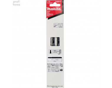 Лобзиковые пилки для дерева Makita L-10 Clean 151 мм, 5 шт [A-86315]