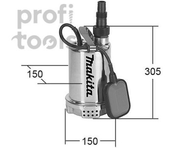Насос дренажный Makita PF1100 Насос дренажный Makita PF1100
