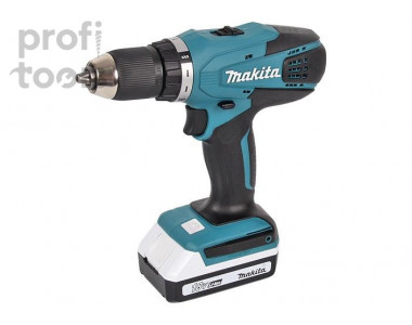 Дрель-шуруповёрт аккумуляторная Makita DF457DWLE + фонарь Дрель-шуруповёрт аккумуляторная Makita DF457DWLE + фонарь