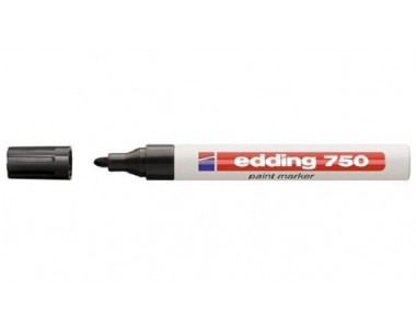 Маркер-краска для промышленной графики Edding 8750 черный 2-4мм