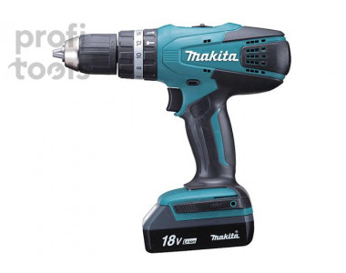 Дрель-шуруповёрт аккумуляторная ударная Makita HP457DWE