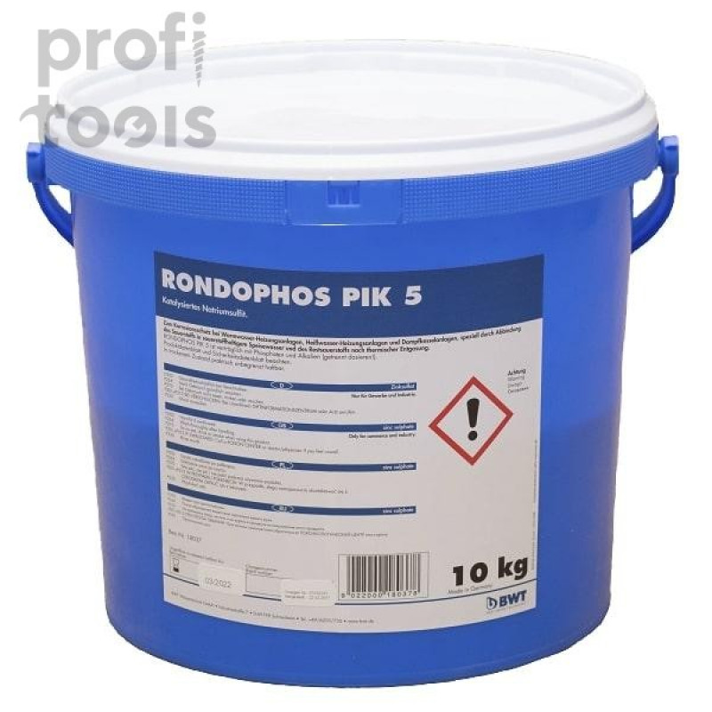 Rondophos PIK 5 25кг. подготовка котловой и отопительной воды
