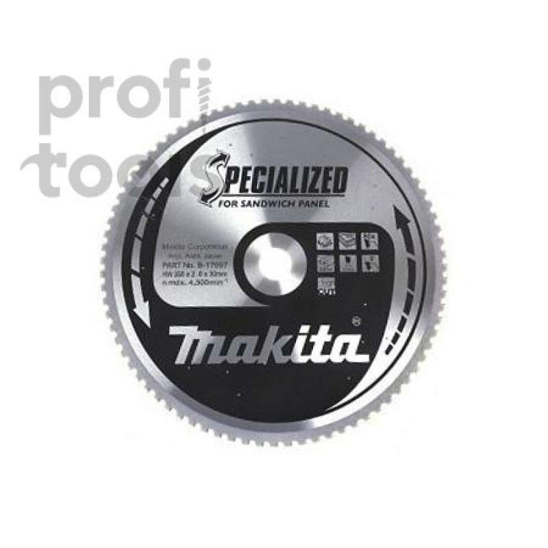Пильный диск Makita Specialized 355х30х2.6х80Т