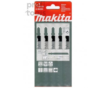 Лобзиковые пилки для дерева Makita L-1 Clean 101 мм, 5 шт [A-86290]