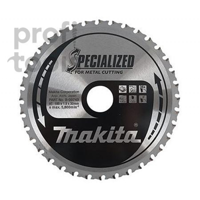 Пильный диск по металлу Makita Specialized 305х25.4х1.65х100T