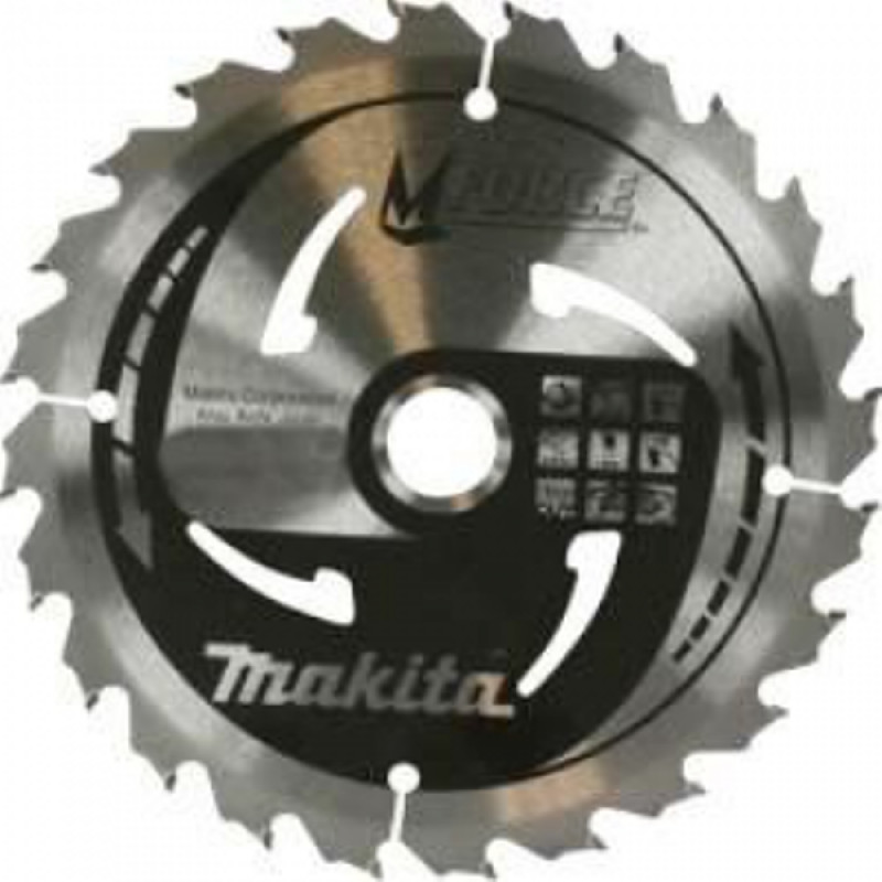 Пильный диск Makita M-FORCE для дерева 190х30/20/15.88х1.2х24T