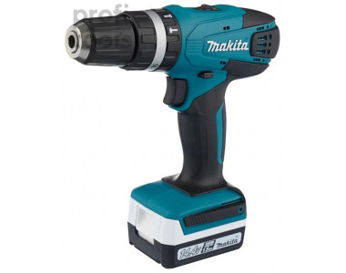Дрель-шуруповёрт аккумуляторная ударная Makita HP347DWE