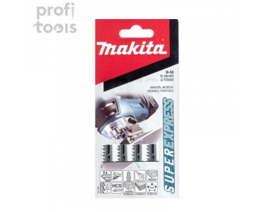 Лобзиковые пилки для дерева/пластика Makita B50 Super Express, 5шт [B-06460]