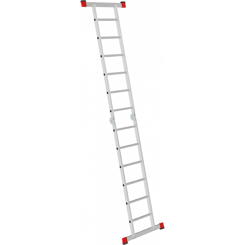 Лестница шарнирная двухсекционная Новая Высота 2х6
