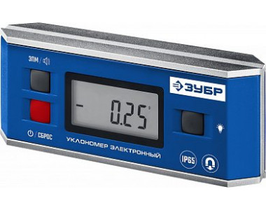 МИНИ уровень-уклономер электронный, IP65, Магнитный, Диапазон 0-90°, Точность ±0,05°, 3 кнопки, HOLD, Подсветка, Автоповорот, ЗУБР Профессионал МИНИ уровень-уклономер электронный, IP65, Магнитный, Диапазон 0-90°, Точность ±0,05°, 3 кнопки, HOLD, Подсветка, Автоповорот, ЗУБР Профессионал