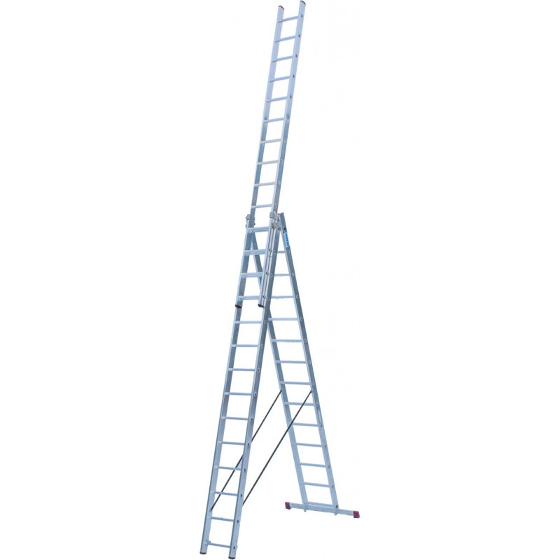 Трехсекционная универсальная лестница CORDA 3х14